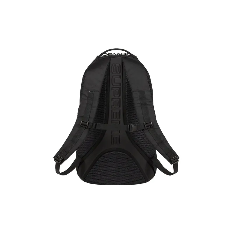 Supreme Waterproof Nylon Backpack Unisex Black-4
