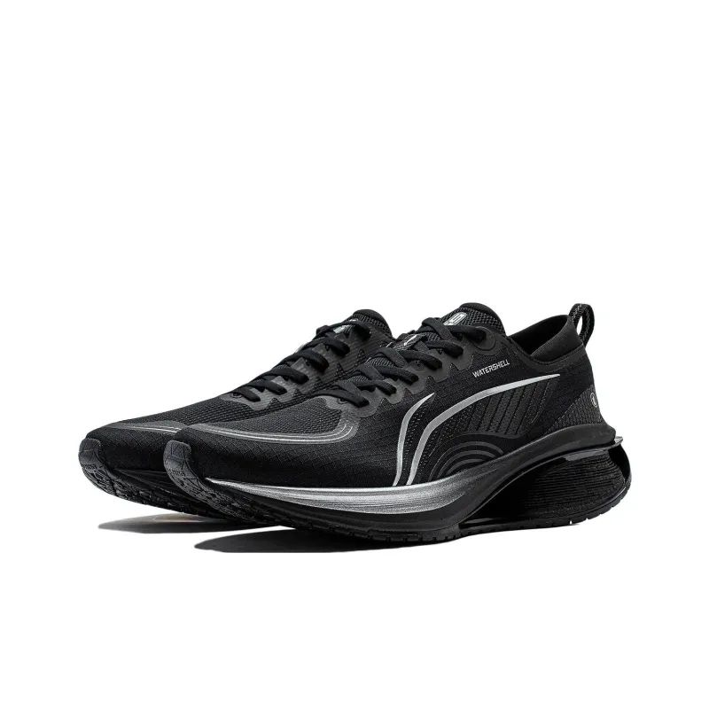 LiNing WuShi 5S 3.0 Cushioning Anti Slip And Wear Resistant Low Top Running Shoes Men's Black-2