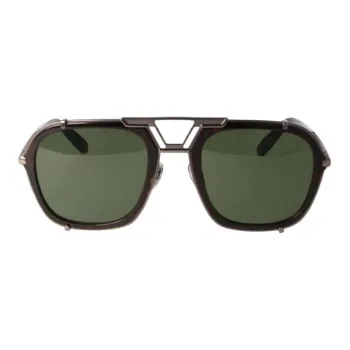 PHILIPP PLEIN Acetate Irregular Shape Sunglasses Women's Tortoiseshell