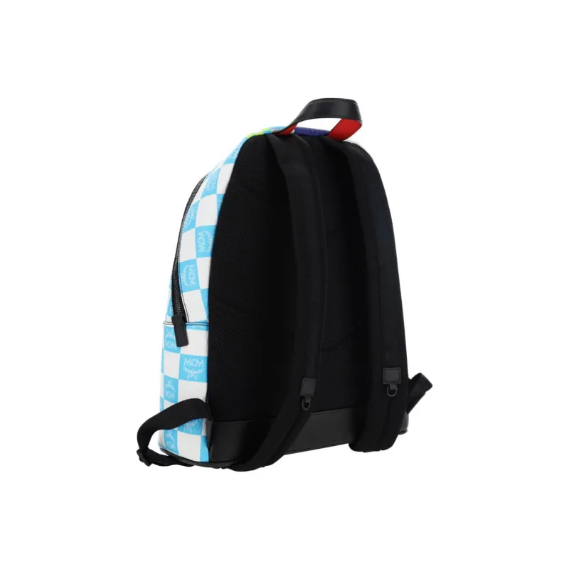 MCM Polyurethane Backpack Women's Floral-2