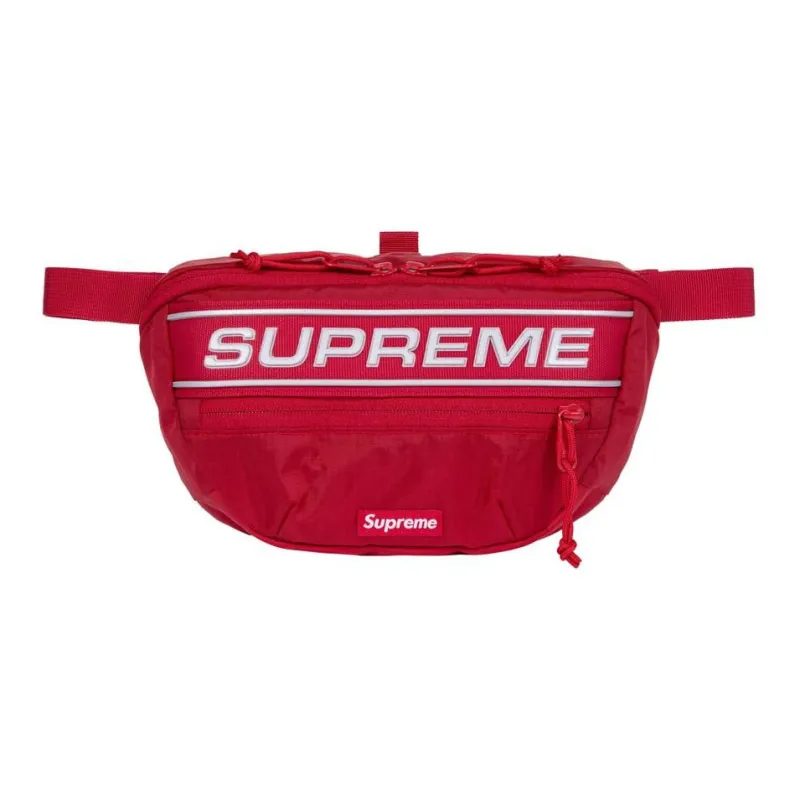 Supreme Waterproof Nylon Crossbody Bag, Fanny Pack Regular Unisex Red-0
