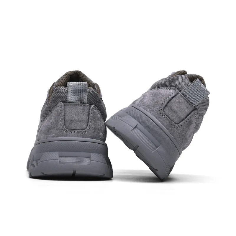 Jeep Outdoor Collection Anti-Slip Wear-Resistant Low-Top Casual Shoes Men's Gray-3