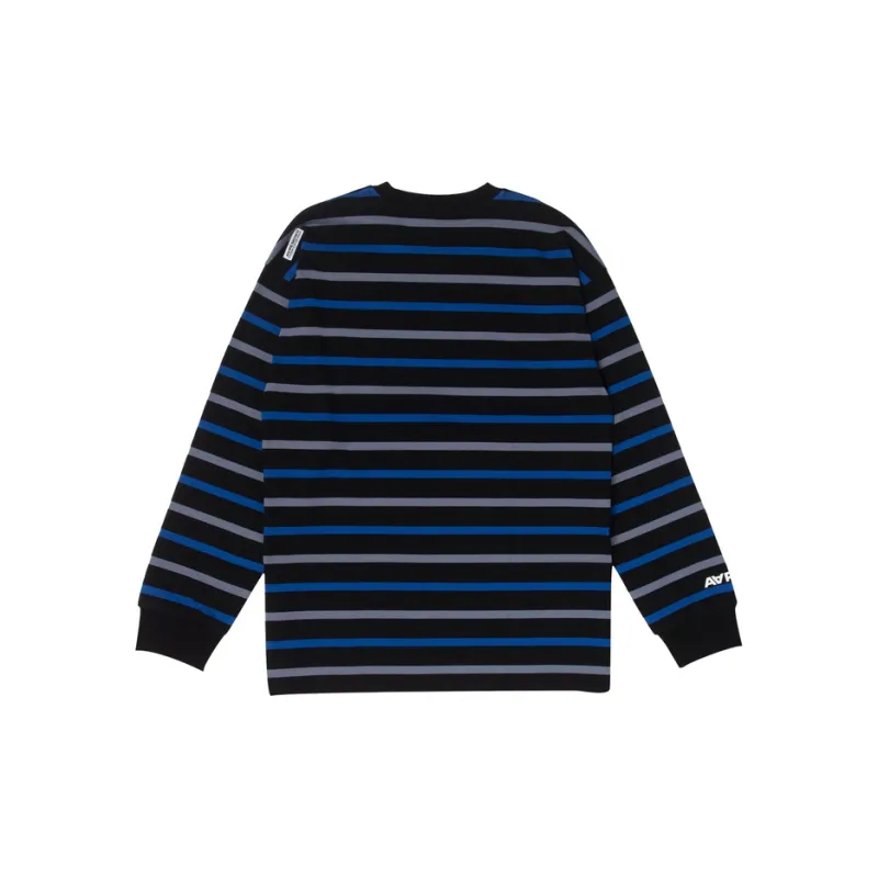Aape Striped Long sleeved T Shirt-1