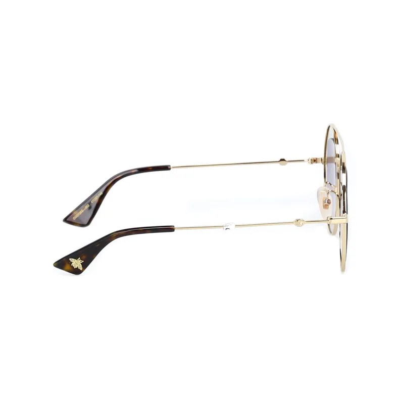 GUCCI Sunglasses Women's Gold-2