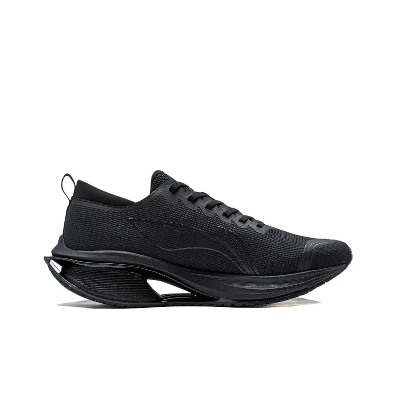 LiNing WuShi 5S 3.0 Cushioning Anti Slip And Wear Resistant Low Top Running Shoes Men's Black-1