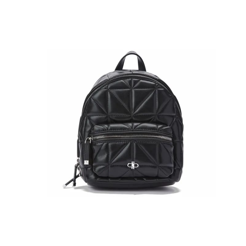 PEDRO Icon Series PU Backpack Women's Black/Beige/Blue-2