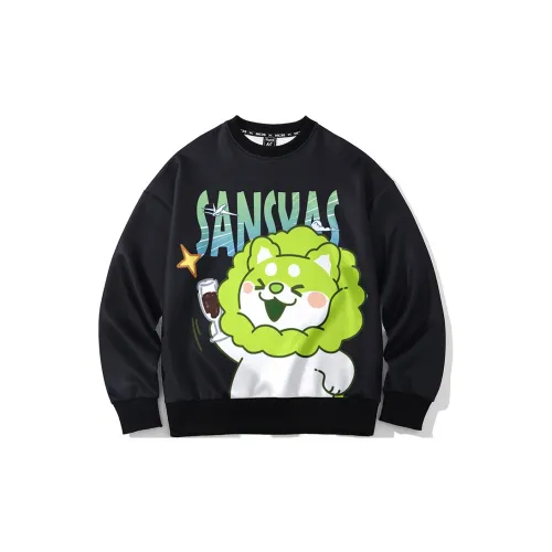 SANSYAS Vegetable Genie Co-branded Model Sweatshirt Unisex