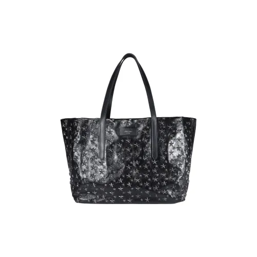 Jimmy Choo Calfskin Tote Bag Shopping Bag Handbag Men's Black