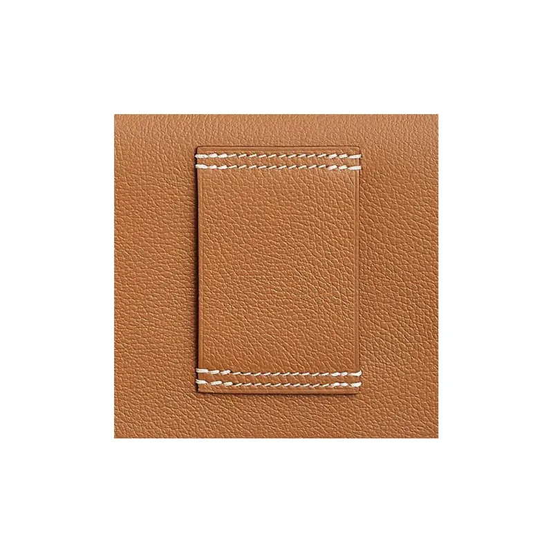 HERMES Constance Slim Evercolor Leather Card Holder, Coin Purse, Fanny Pack Women's Gold/Lemon-4