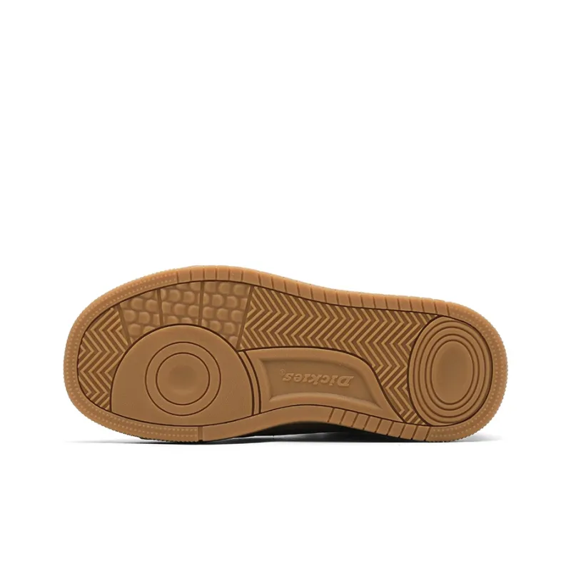 Dickies Anti-Slip And Wear-Resistant Height Increasing Mid-Top Skateboard Shoes Women's Apricot-4