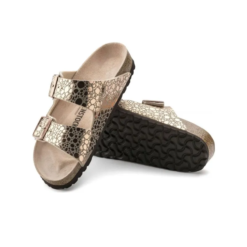 Birkenstock Arizona Slide Slippers Unisex Apricot-3