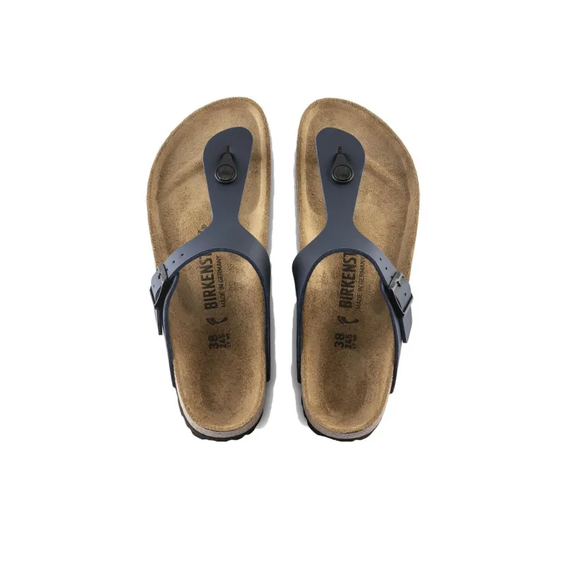 Birkenstock Gizeh Slip Resistant Flip Flops Unisex Blue Regular-1