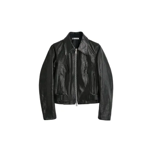 OUR LEGACY Leather Jackets Women's Black