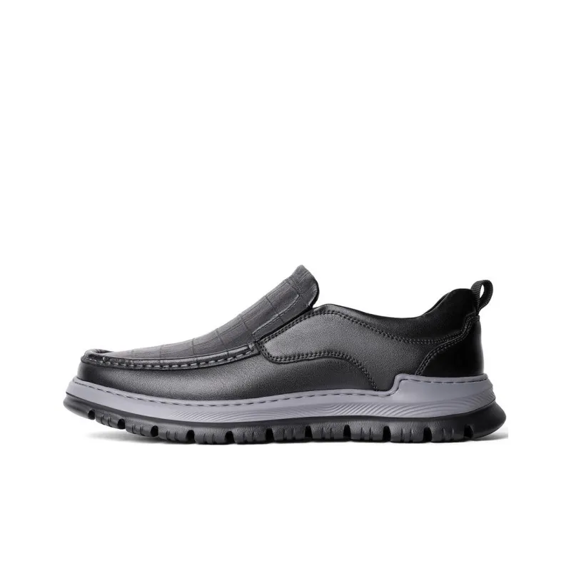Senda Casual Shoes Men Low Top Black-0