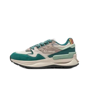 LiNing 001 Innocence V2 Innocent V2 Breathable Slip Resistant Low Top Casual Shoes Men's Green Yellow Brown