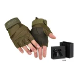 10 Upgraded Abrasion-Resistant Half Finger Green Gift Box Set