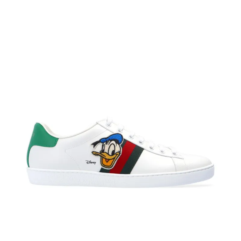 GUCCI X Disney Ace "Donald Duck Patch" Shoes-1
