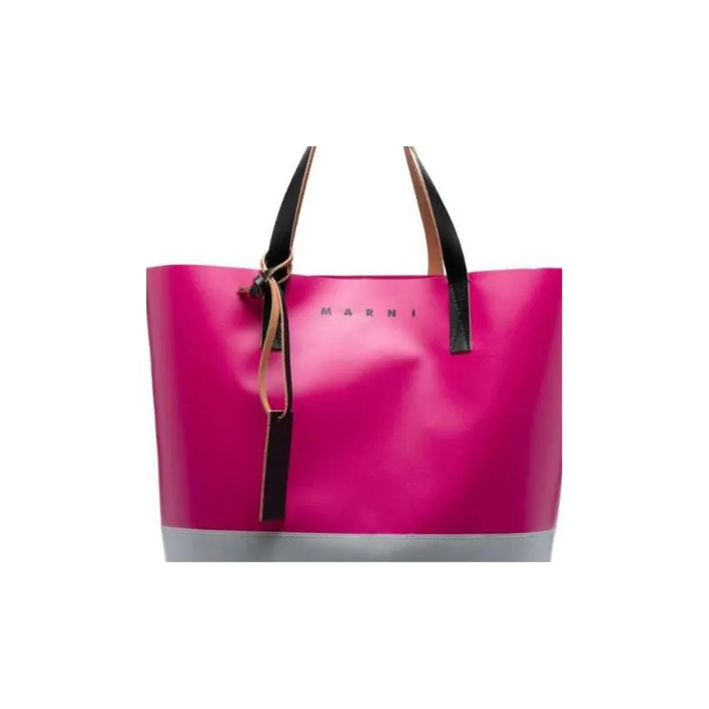 MARNI Tribeca Colourblock Tote Bag-3