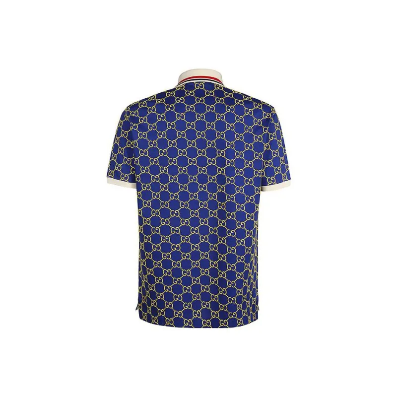 GUCCI Polo Shirts Men Blue-1