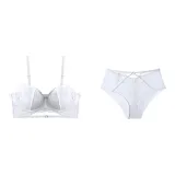 Clothing Sets (White Bra+Underpants)