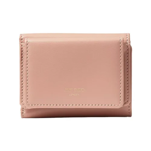 Jimmy Choo Calfskin Wallet Regular Women's Pink