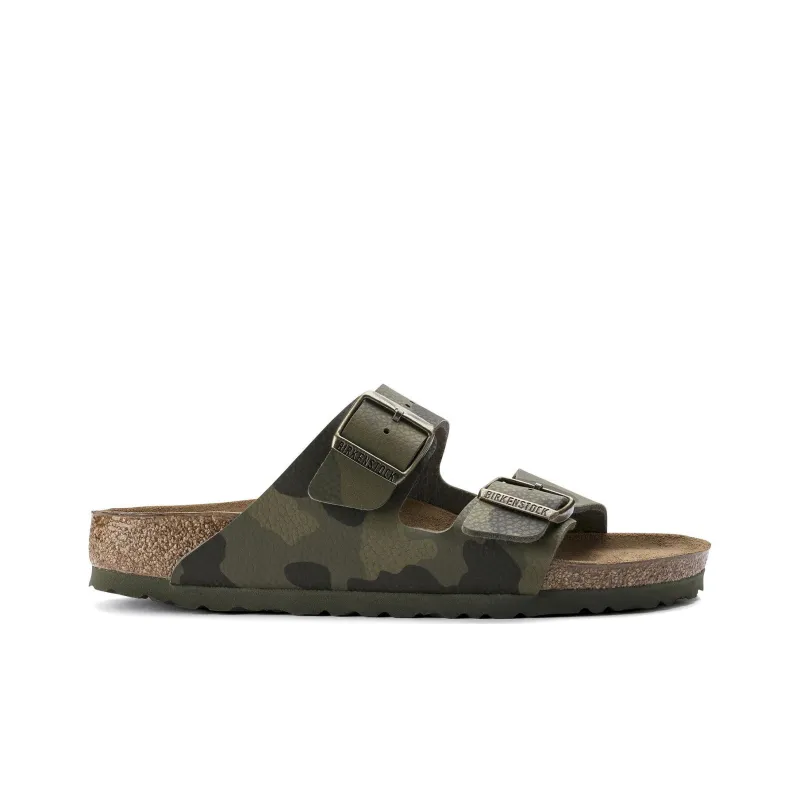 Birkenstock Arizona Slide Slippers Women's Green Camouflage-1