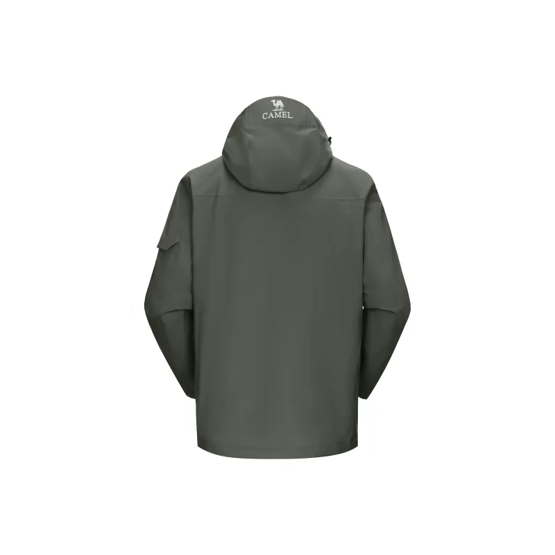 CAMEL Waterproof, Windproof, Breathable, Abrasion Resistant, Thermal Windbreaker Jacket Men's-5
