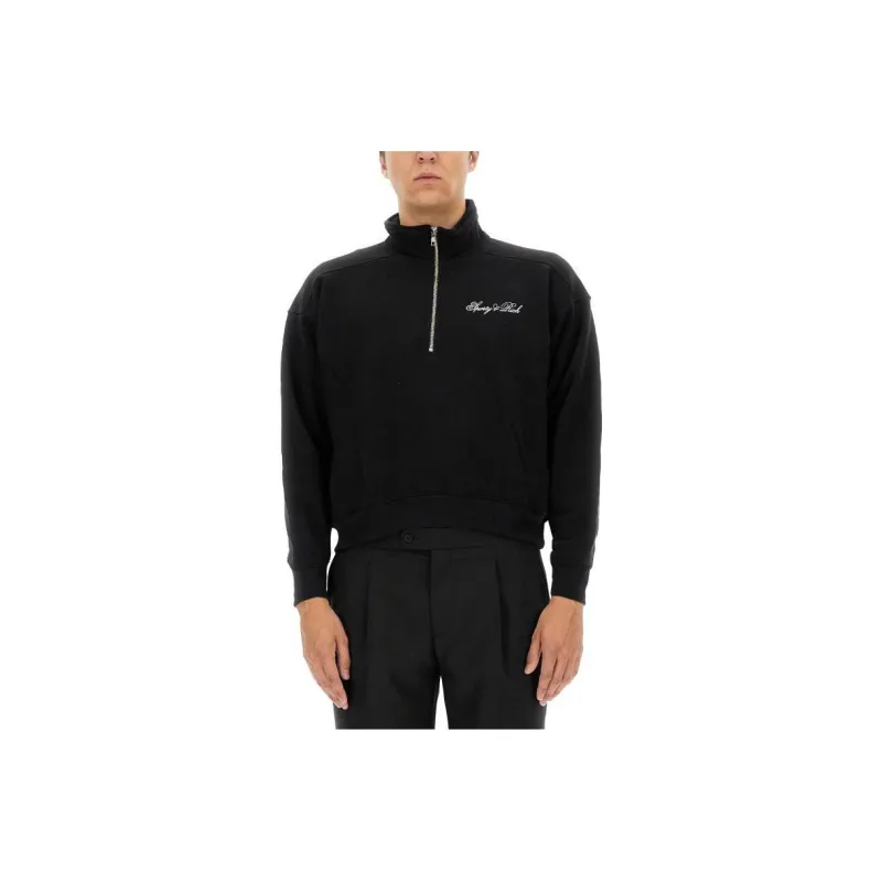 SPORTY & RICH Sweatshirts Unisex Black-3