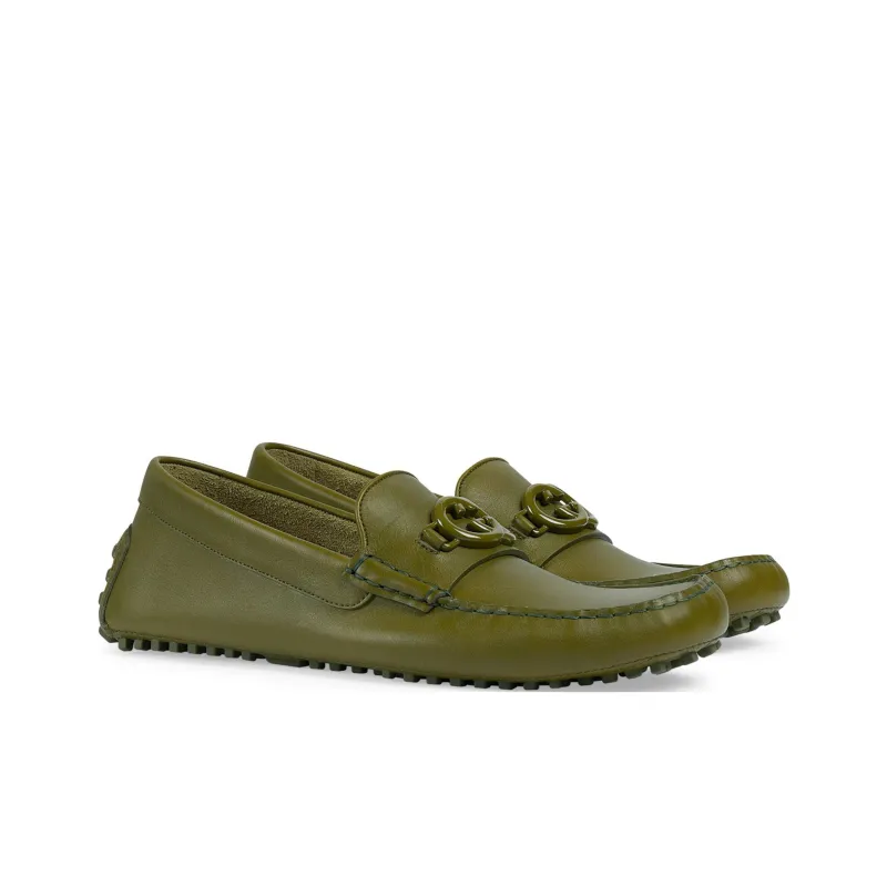GUCCI Interlocking G Driver Green-2