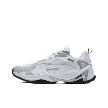 PEAK Taichi Source Return 2.0 Anti Slip Wear Resistant Low Top Chunky Sneakers Men's White