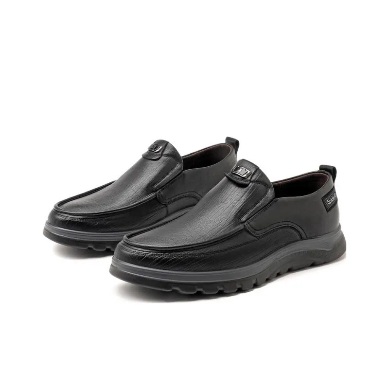 Spider King Casual Shoes 3cm Men's Black-3
