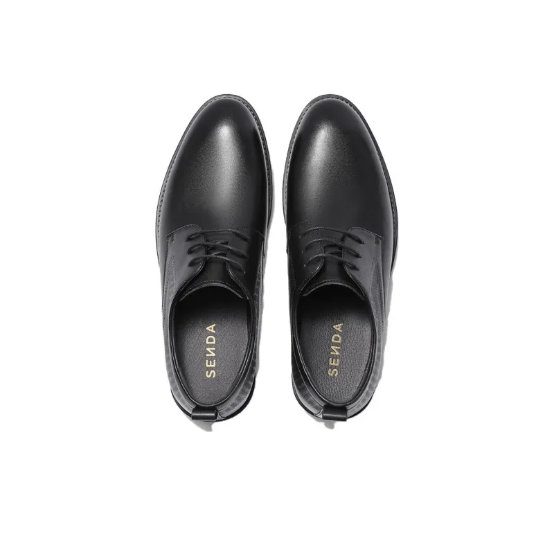 Senda Dress Shoes Men Low Top Black/Brown-3