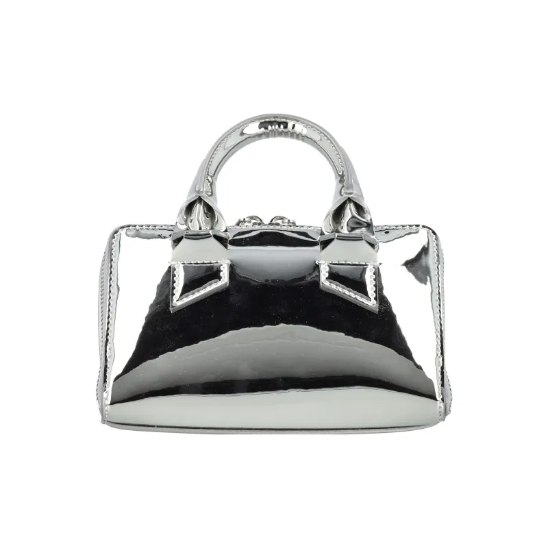 The Attico Polyurethane Handbag Mini Women's Silver-5