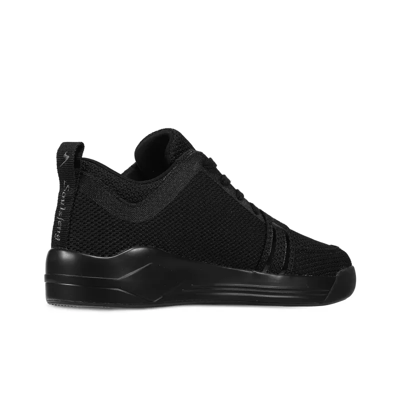 SOULSFENG Low Top Casual Shoes Unisex Black-5