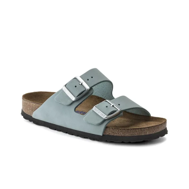 Birkenstock Arizona Soft Footbed Slide Slippers Unisex Blue Regular-2