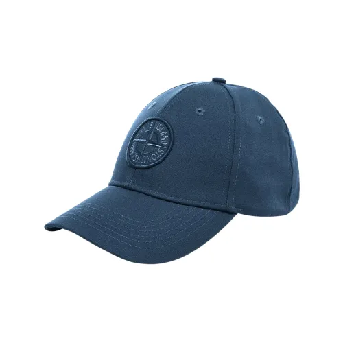 STONE ISLAND Peaked Cap Unisex Navy Blue