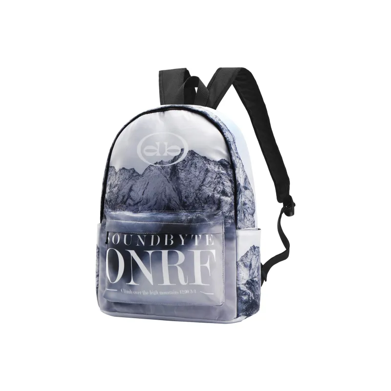 ONRF X SOUNDBYTE Collaboration Polyester Backpack Laptop Bags Unisex Gray-1