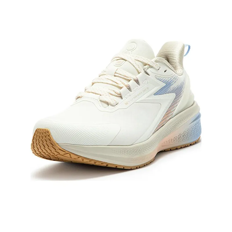 361° Cushioning Breathable Lightweight Rebound Low Top Sprint Running Shoes Women's White-1