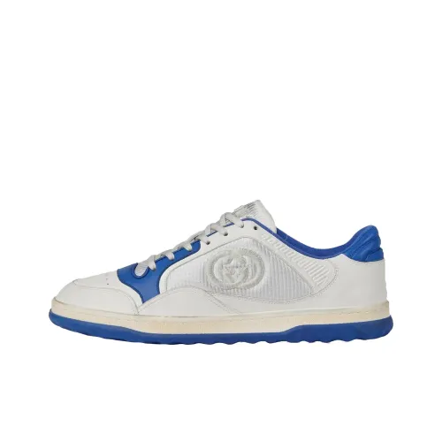 GUCCI MAC80 Skateboard Shoes Men Low-Top Blue/White