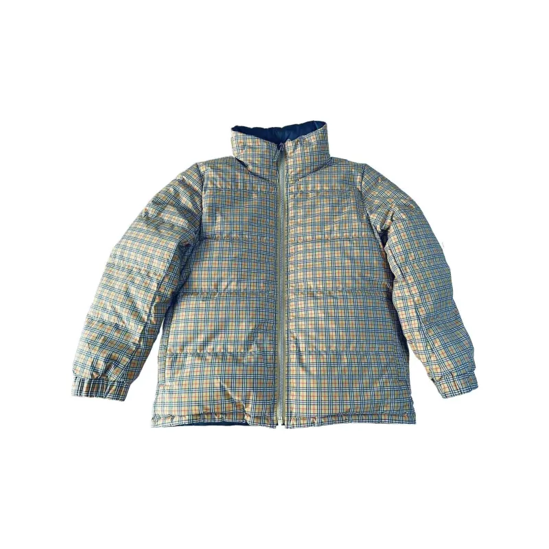 Burberry Puffer Jacket Unisex Blue-3
