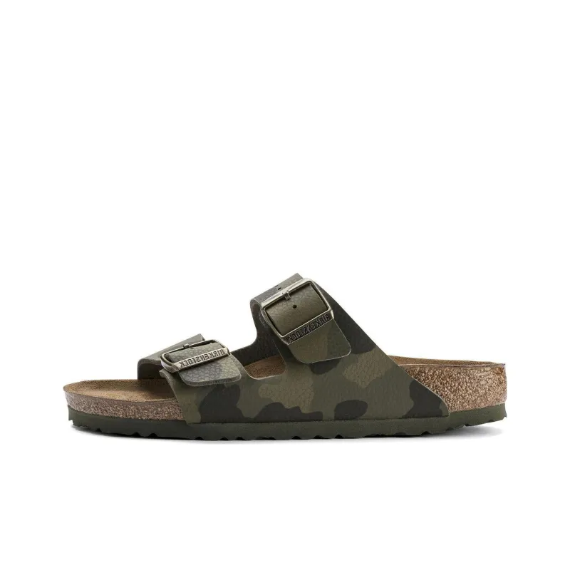 Birkenstock Arizona Slide Slippers Women's Green Camouflage-0