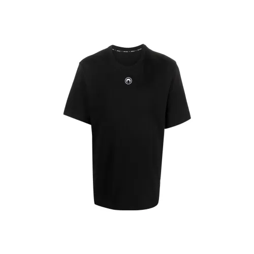 marine serre Logo-embroidered Cotton T-shirt