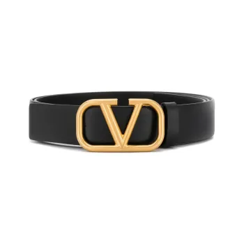 Valentino VLogo Signature Buckled Belt