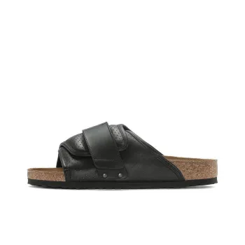 Birkenstock Kyoto Padded Leather Puff Pack Black