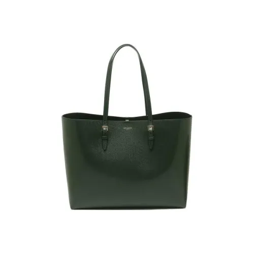 SAINT LAURENT East/West Leather Combo Bag Tote Bag Shopping Bag Shoulder Bag Handbag Women's Green