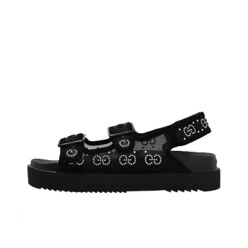 GUCCI Women's Gg Sandal 'Crystals Black' Women's