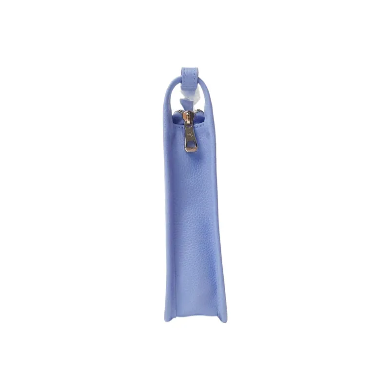 LONGCHAMP Le Foulonné Leather Tote Bag Shopping Bag Shoulder Bag Crossbody Bag Small Size Women's Blue-2