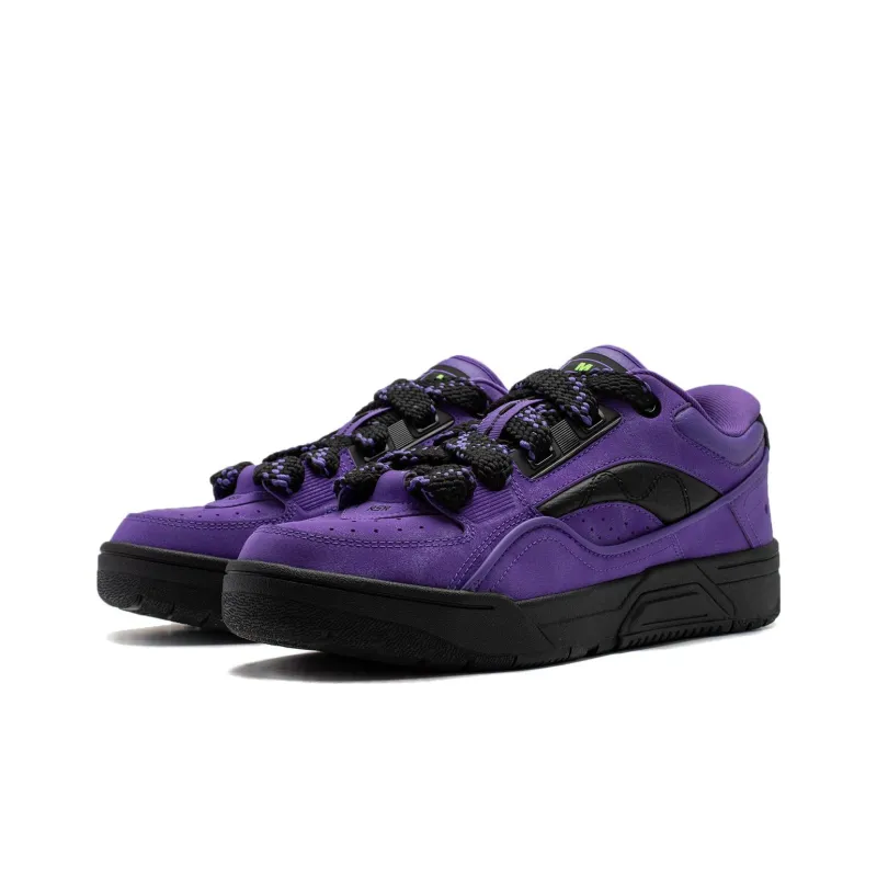 LiNing RSR 101 XXL Cushioning Anti Slip And Wear Resistant Low Top Basketball Shoes Unisex Black Purple-2