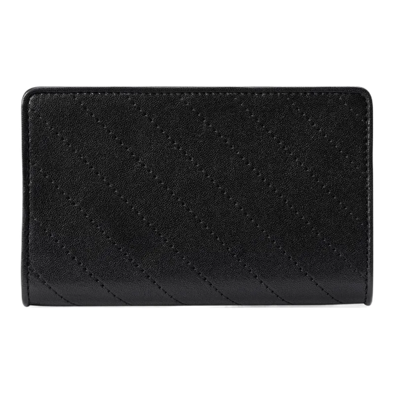 GUCCI Blondie Leather Wallet Women's Black-2