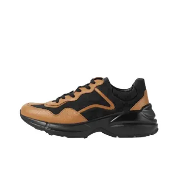 GUCCI Rhyton 'Maxi Gg Supreme Black Khaki Beige'